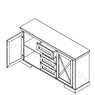 Марсель Комод 2D4S